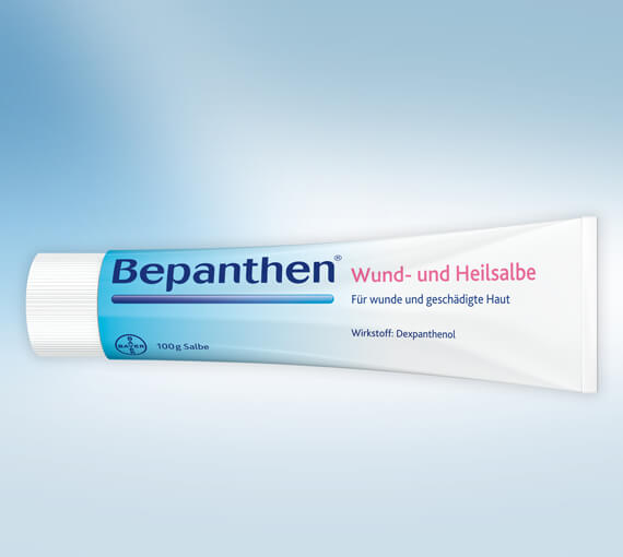 Bepanthen® Wund- und Heilsalbe ++ unterstützt die Wundheilung