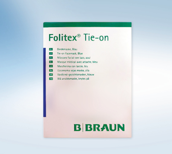 MUNDSCHUTZMASKE ++ MUND-NASEN SCHUTZ ++ 50 Stück ++ Bindemaske ++ Folitex – Bild 2