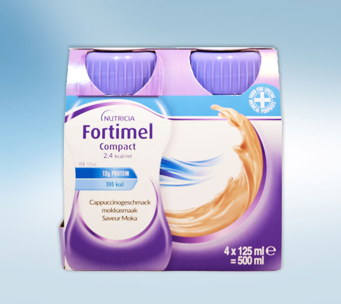 FORTIMEL COMPACT 2.4 CAPPUCCINO/MOKKA ++ 4 STÜCK