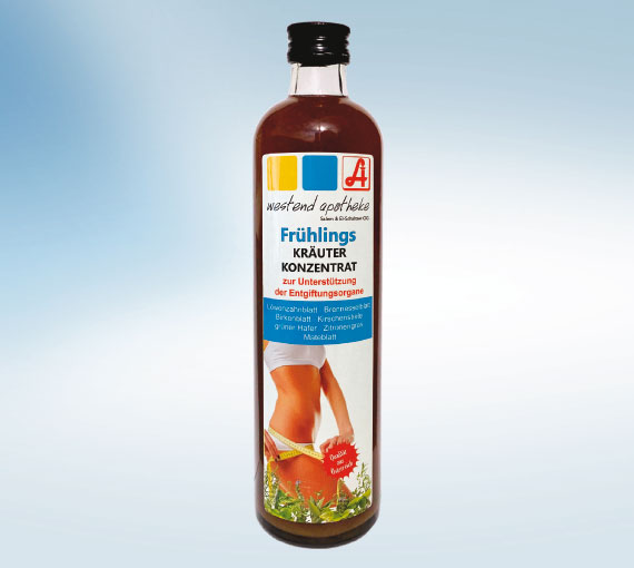 Frühlings Kräuterkonzentrat 350ml ++ Zur Unterstützung der Entgiftungsorgane