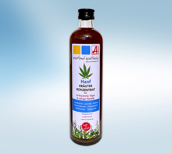 Hanf Kräuterkonzentrat 350ml ++ entspannte Tage und ruhige Nächte