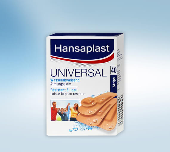 Hansaplast Pflaster Strips universal ++ Wasserabweisend