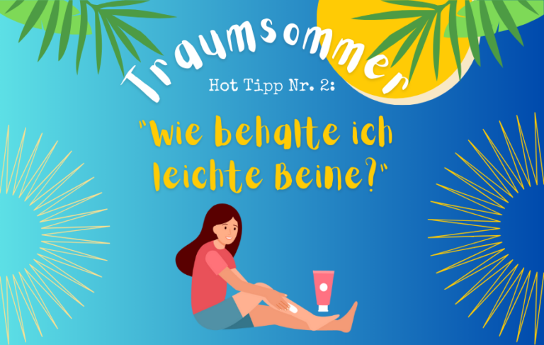 Leichte Beine im Sommer