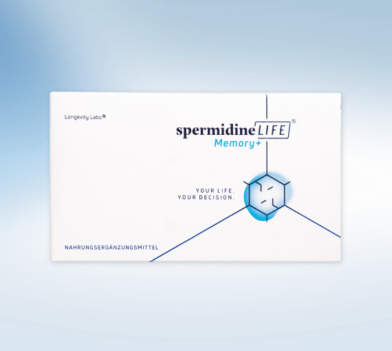 spermidineLIFE® Memory+ ++ 60 Kapseln ++ unterstützt die Zellerneuerung und die Gehirnzellen ++ Nahrungsergänzungsmittel